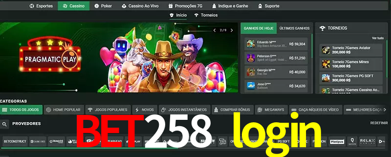 cassino bet258 login